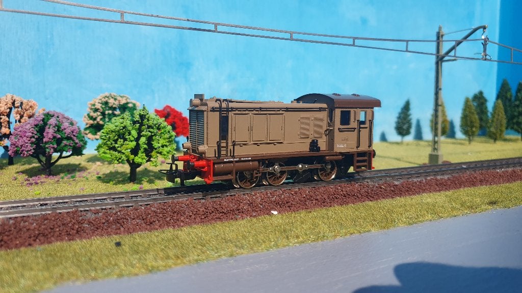 Märklin 3142 H0 diesel FS analoog 3-rail, Wisselstroom, Gebruikt, Locomotief, Ophalen of Verzenden