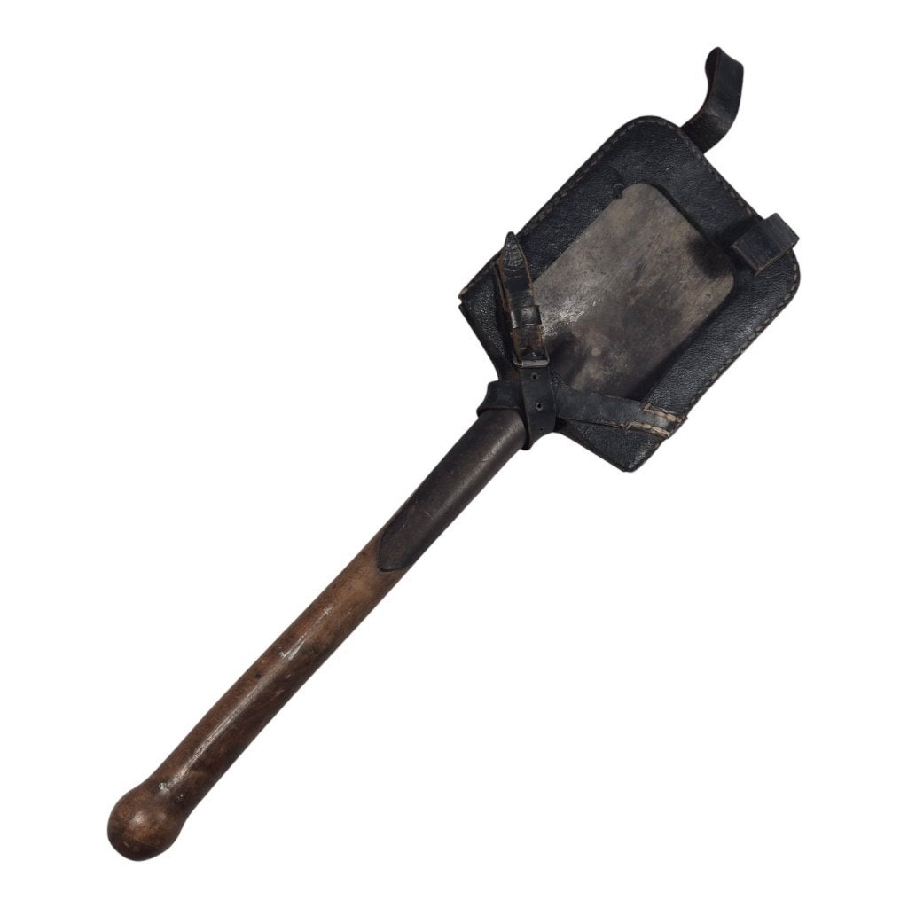 Duitse schep met foudraal 1944, Verzamelen, -, -, Ophalen of Verzenden, Duitsland