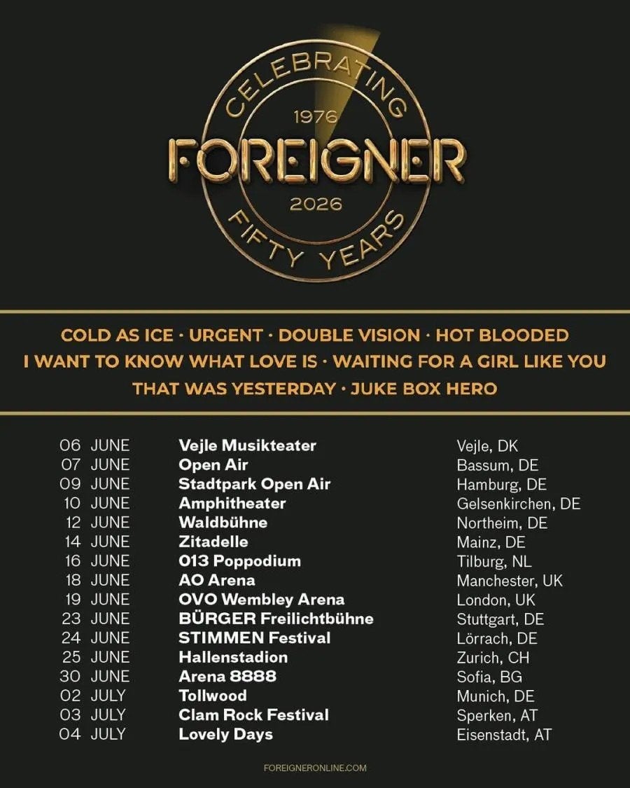 Foreigner 1 ticket 16 juni 013 Tilburg  concert  gig, Tickets en Kaartjes, Concerten | Rock en Metal, Eén persoon, Juni, Rock of Poprock