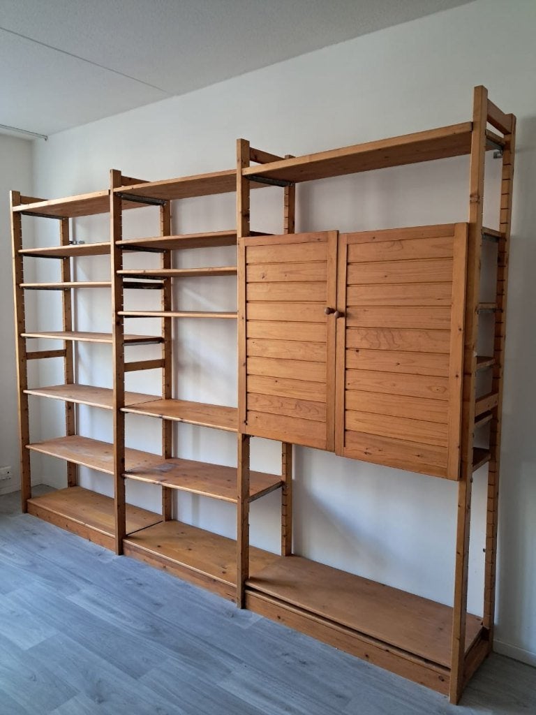 Grote houten stellingkast wandsysteem (IKEA IVAR stijl), Ophalen of Verzenden, Gebruikt