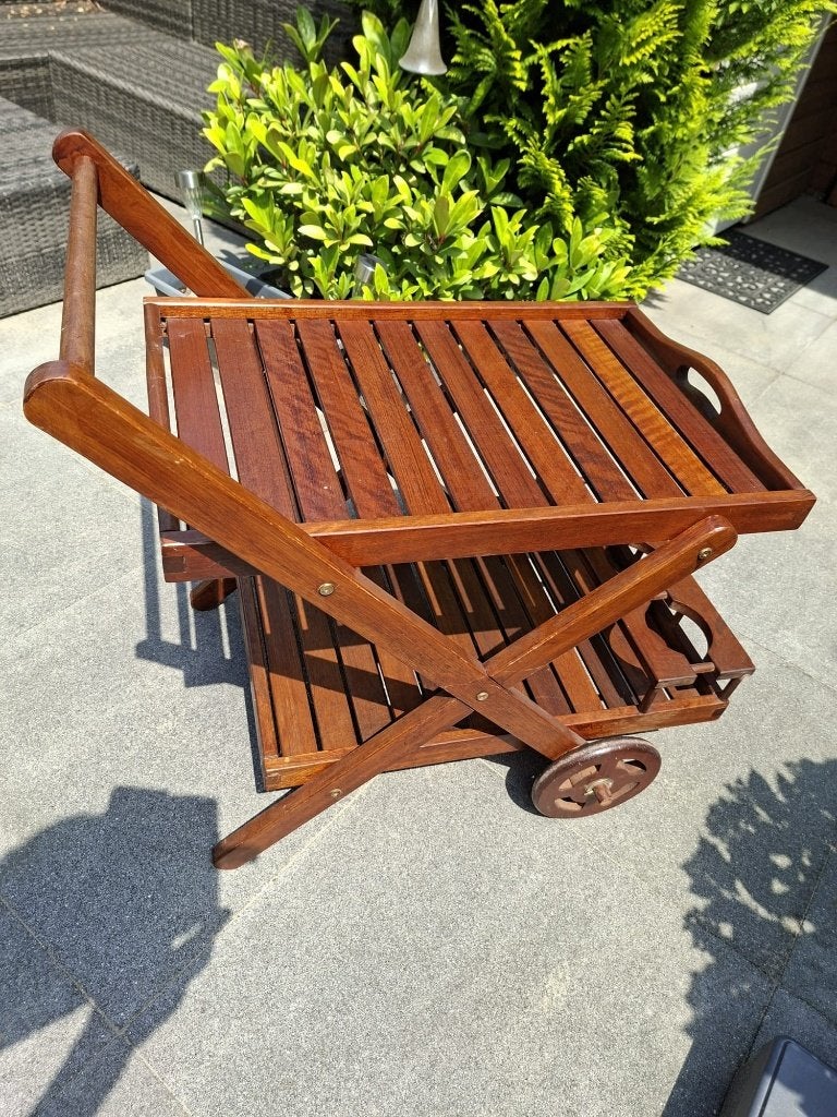 serveerwagen, Ophalen, Gebruikt