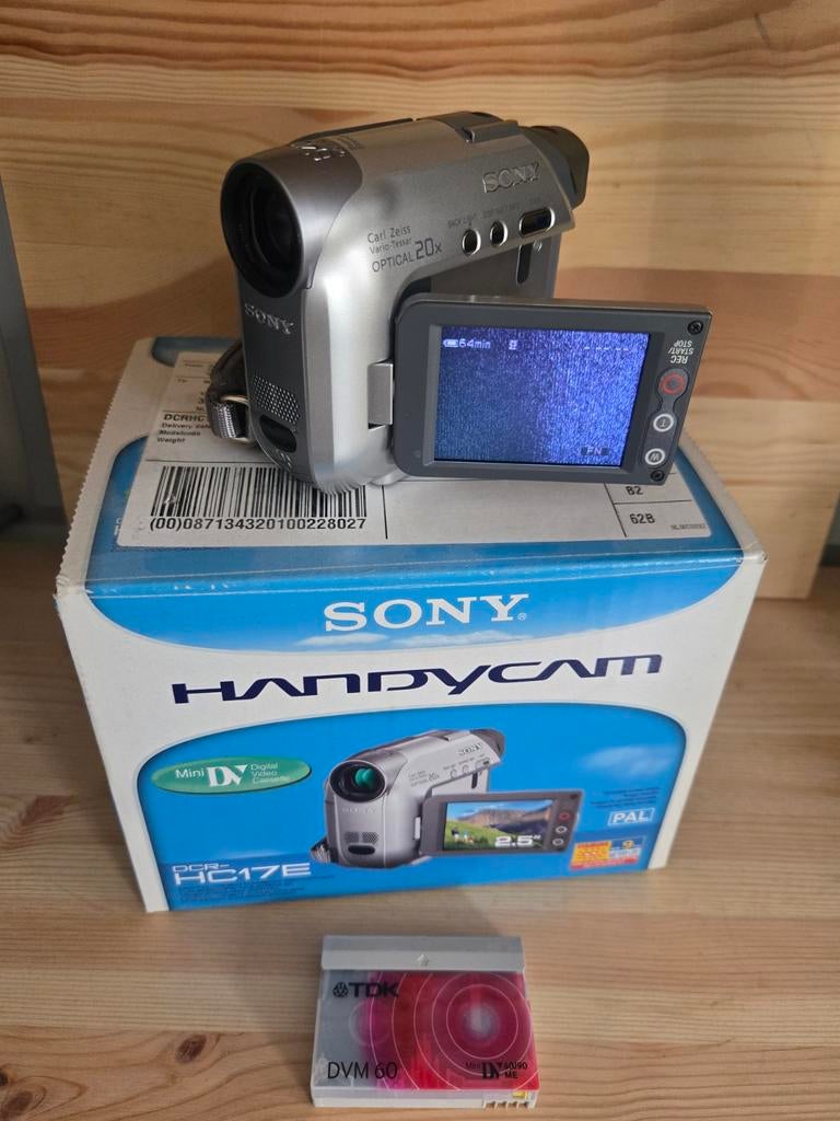 Sony Handycam DCR-HC17E videocamera, Audio, Tv en Foto, Videocamera's Digitaal, Zo goed als nieuw, Camera, Overige soorten, Sony