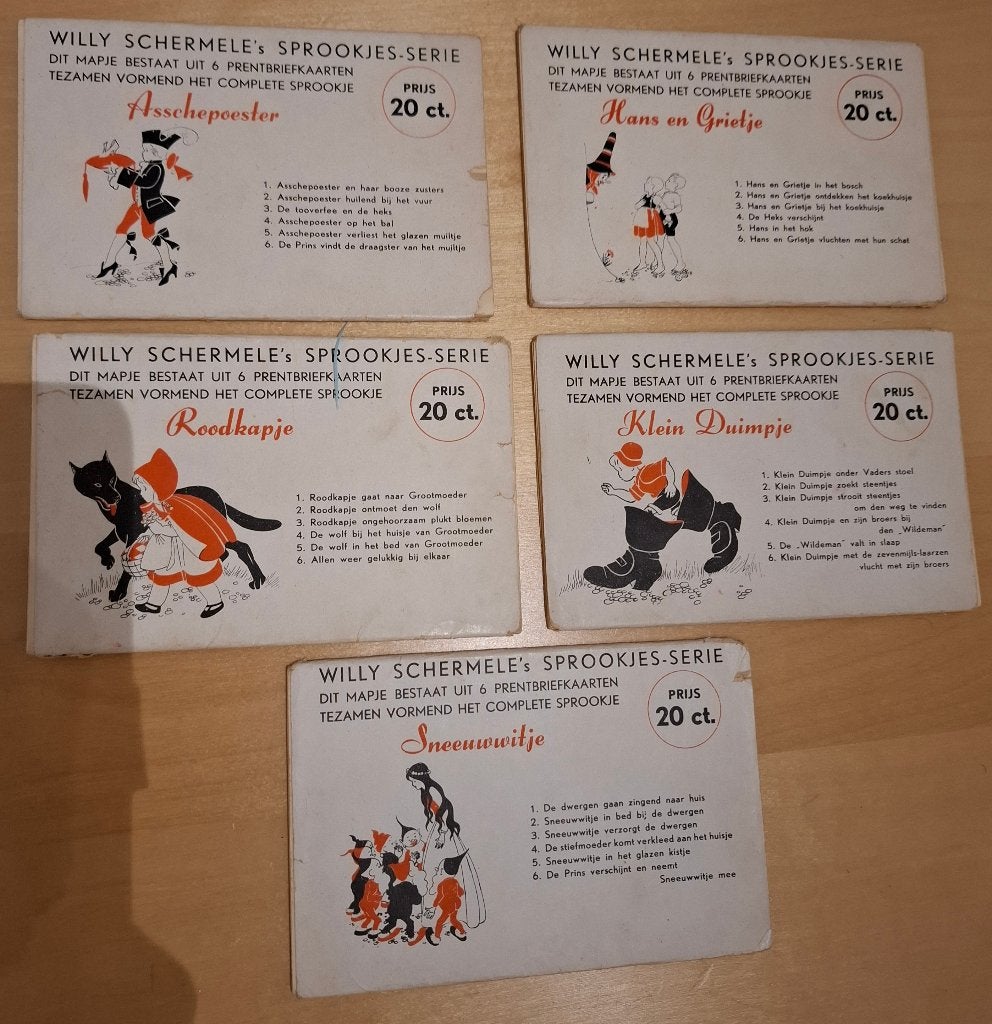 Willy Schermelé's Sprookjes-Serie - Gebr. Spanjersberg, Boeken, Ophalen of Verzenden, Gelezen, Willy Schermelé