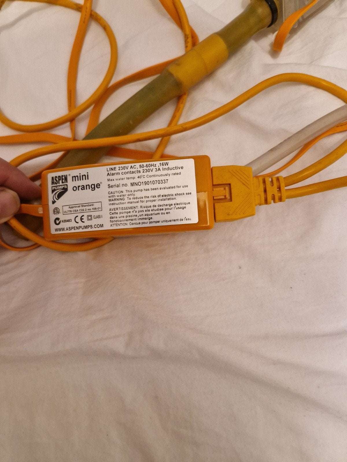 Aspen Mini Orange condenspomp voor airconditioning, Ophalen of Verzenden, Gebruikt