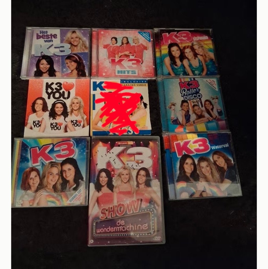 K3 cd's en dvd, Verzenden, Gebruikt, Muziek