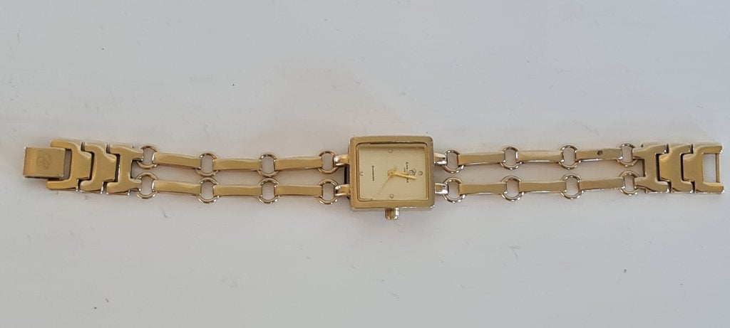 Christina London Double Dameshorloge 4Top Wesselton diamants, Ophalen of Verzenden
