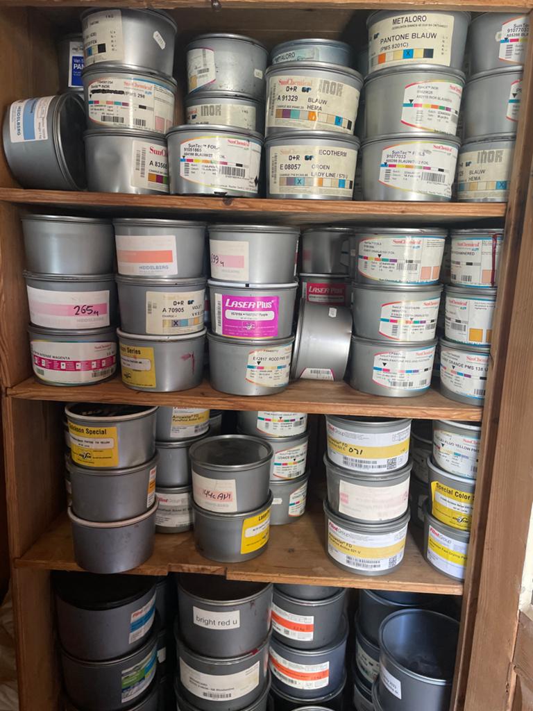 Diverse offset inkt voor drukwerk, hout en lino, Hobby en Vrije tijd, Schilderen, Nieuw, Overige typen, Ophalen