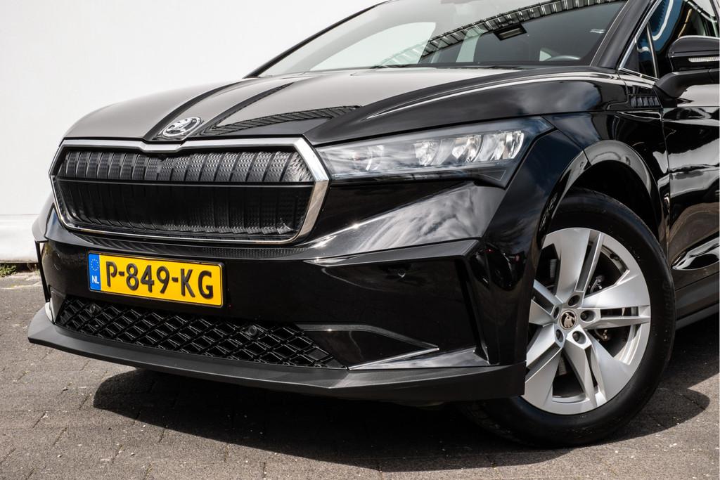 Skoda Enyaq iV 80 SOH 82% Stoel-stuurverwarming/ Navigatie/, Automaat, Achterwielaandrijving, Gebruikt, Zwart