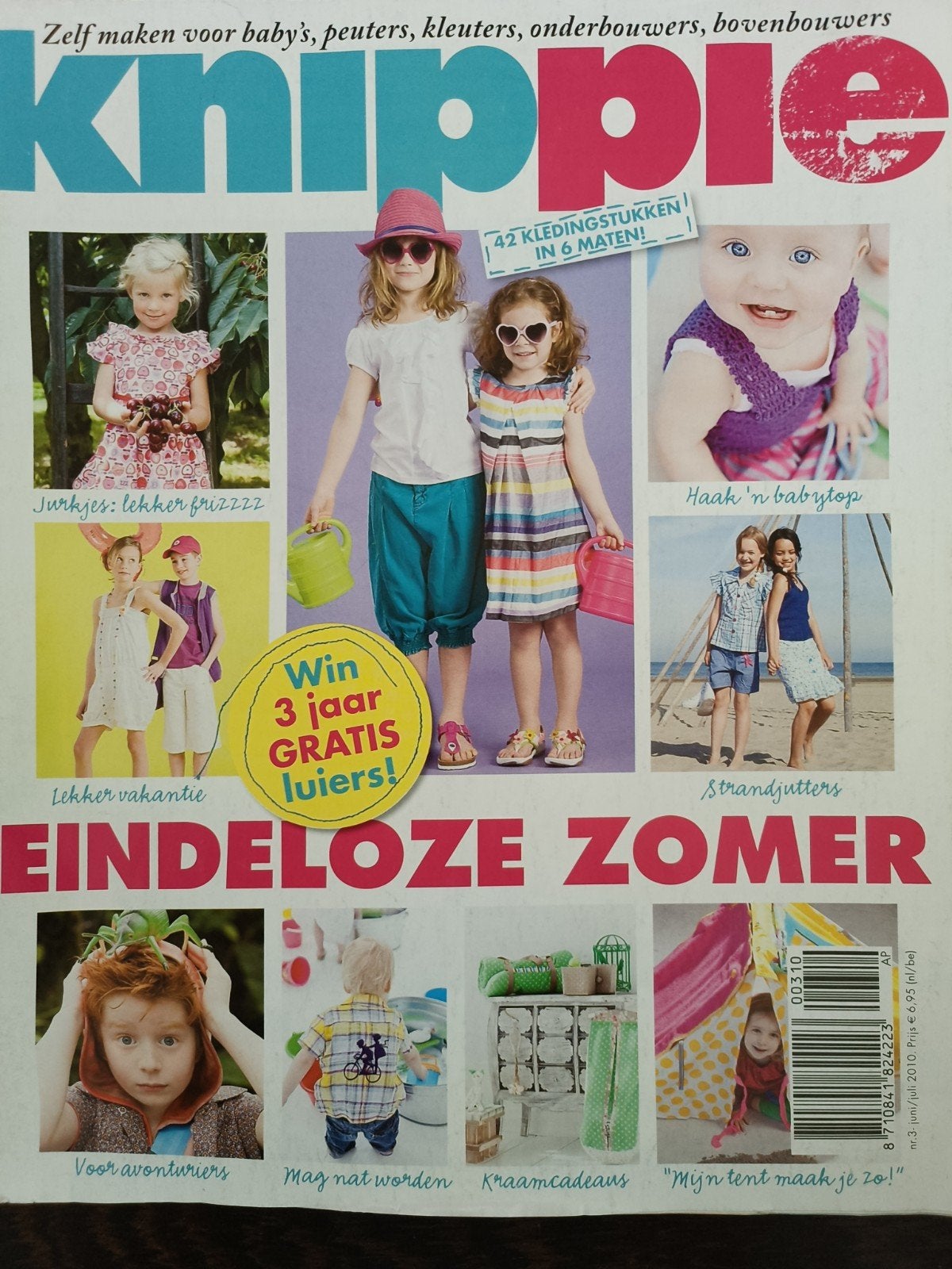 Knippie juni juli 2010, Hobby en Vrije tijd, Kledingpatronen, Overige typen, Kind, Knippie, Ophalen of Verzenden