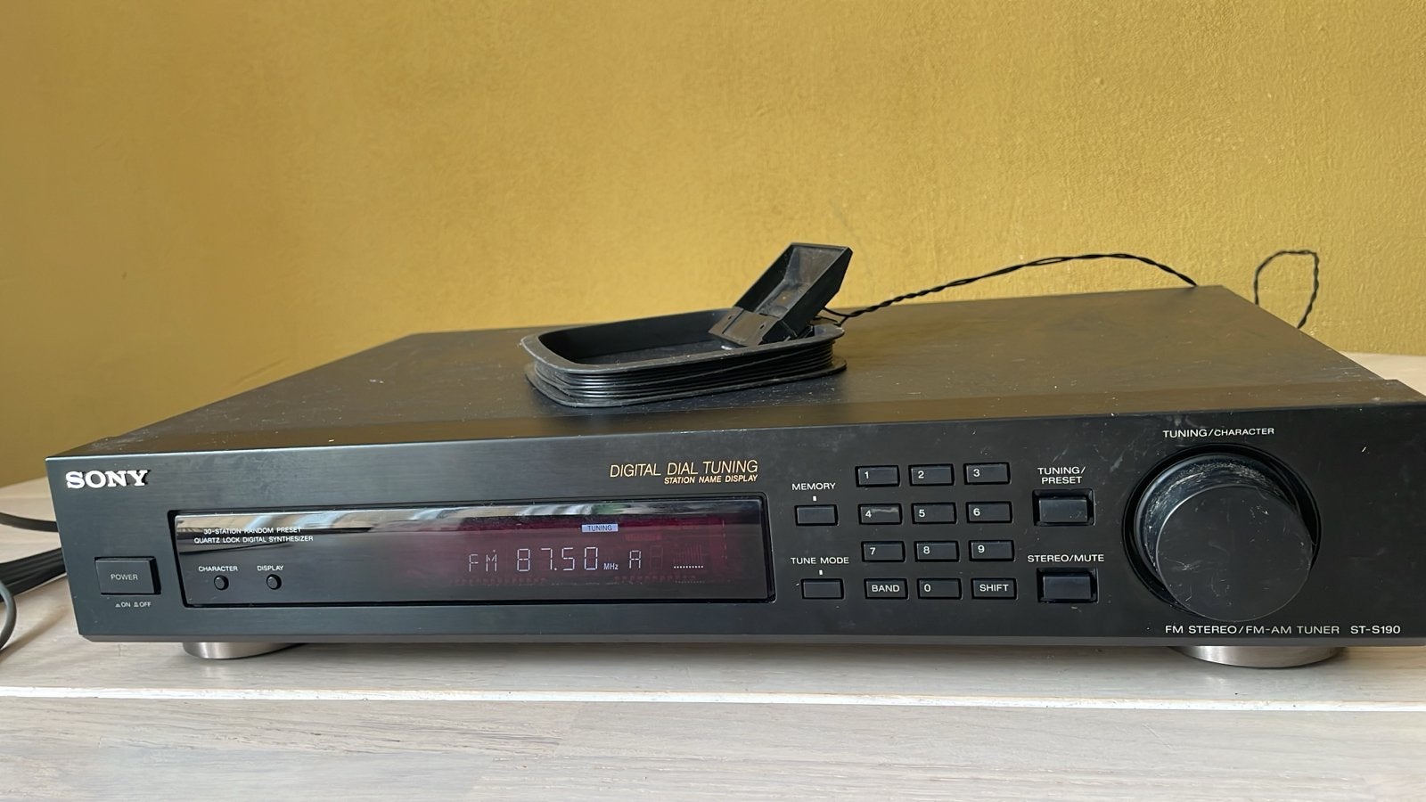 Sony ST-S190 FM Stereo/FM-AM Tuner - Goede Staat, Ophalen, Gebruikt, Analoog