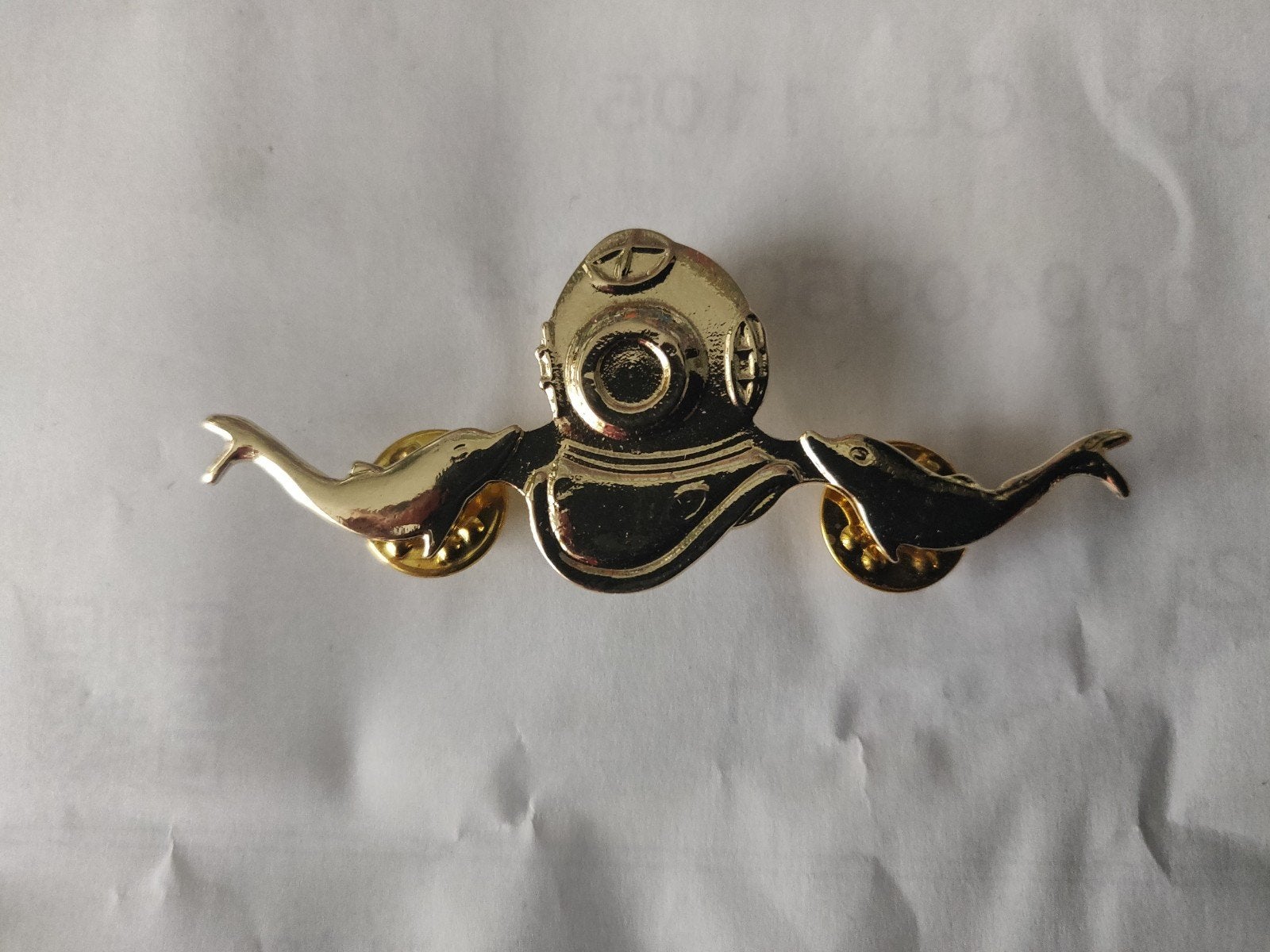 embleem duiker, Verzamelen, Militaria | Algemeen, Verzenden, Marine, Nederland, Embleem of Badge