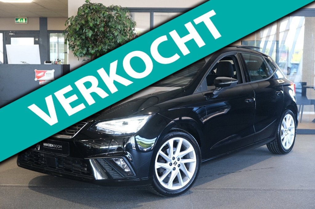 Seat Ibiza 1.0 EcoTSI FR 110PK DSG Facelift Pano Led Cam Nav, Stof, Gebruikt, 580 kg, Origineel Nederlands