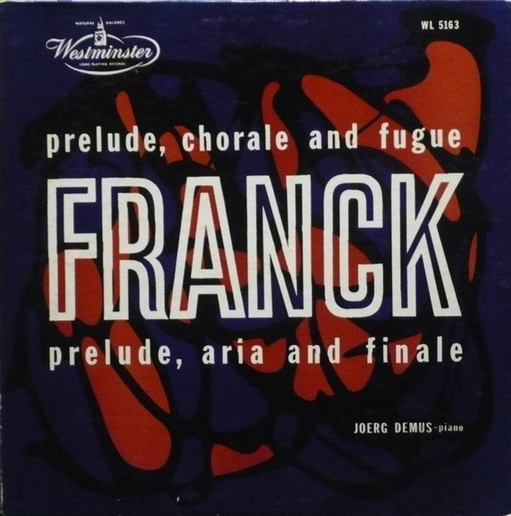Cesar Franck Joerg Demus Prelude, Aria Choral Fugue Finale, Kamermuziek, Ophalen of Verzenden, Zo goed als nieuw, 12 inch