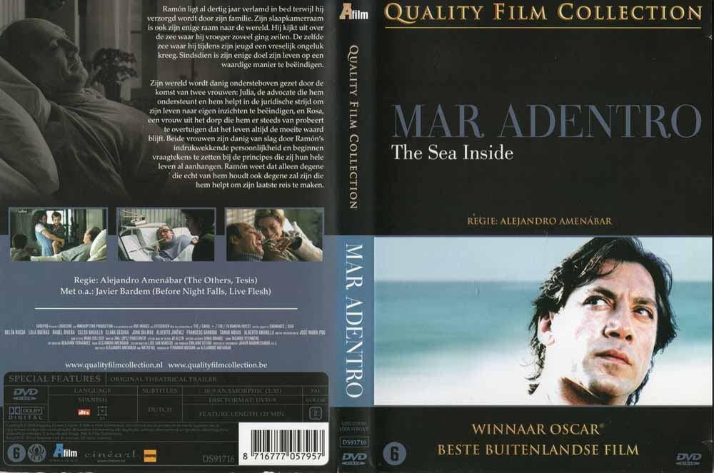 Mar Adentro (The Sea Inside) DVD Quality Film Collection, Alle leeftijden, Ophalen of Verzenden, 1980 tot heden, Zo goed als nieuw