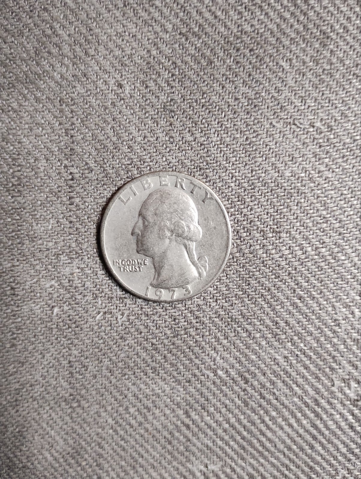 Amerikaanse Quarter Dollar munt 1973 (M-0218), Ophalen of Verzenden, Noord-Amerika, Losse munt