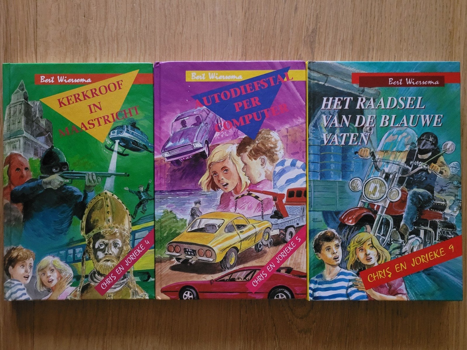 3x Chris & Jorieke, Bert Wiersema, spannend chr samen €10,-, Boeken, Ophalen of Verzenden, Zo goed als nieuw