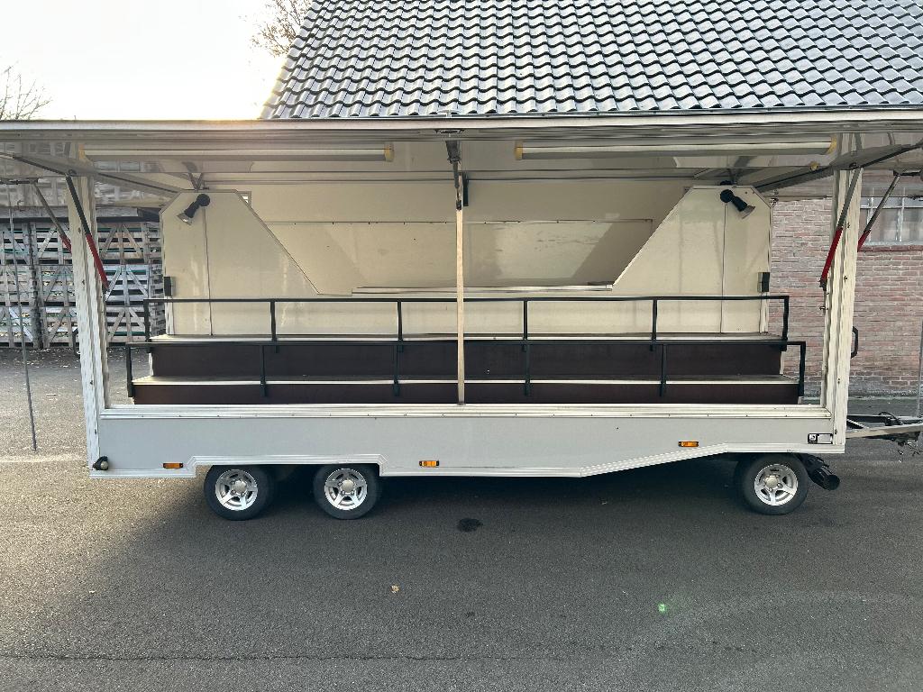 BK schamelwagen verkoopwagen met uitklapwanden schamel, Ophalen, Gebruikt