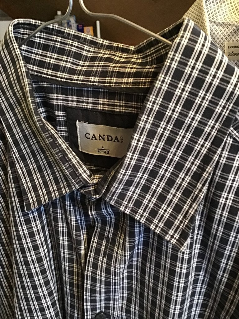4 overhemden, Kleding | Heren, Overhemden, Gedragen, Halswijdte 41/42 (L), Overige kleuren, Ophalen of Verzenden