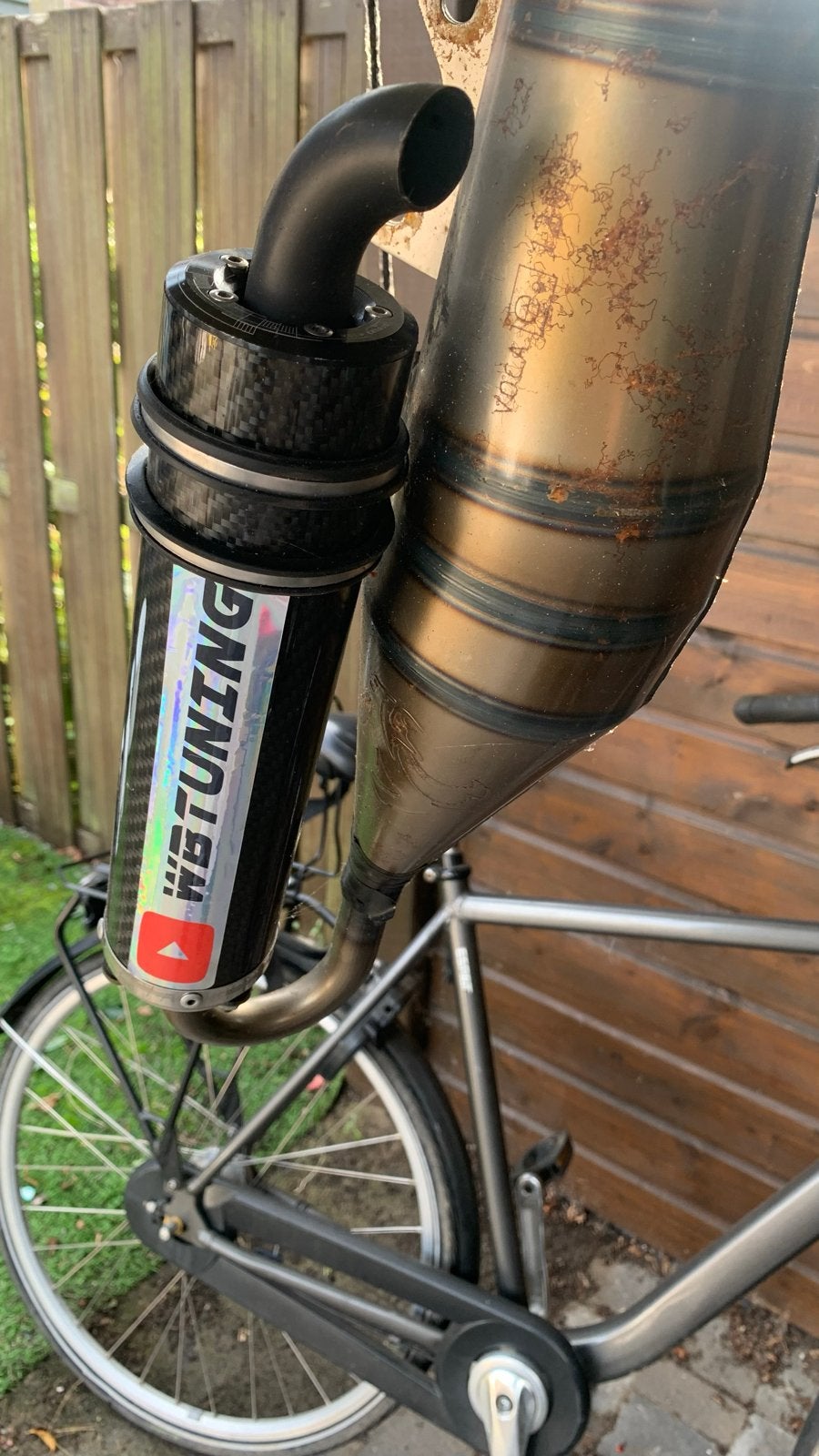 Voca uitlaat -minarelli horizontaal, Fietsen en Brommers, Ophalen, Gebruikt