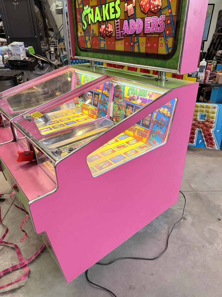 Snakes 'n' Ladders Arcade Machine - Dubbele Speelautomaat, Verzamelen, Ophalen of Verzenden, Gebruikt