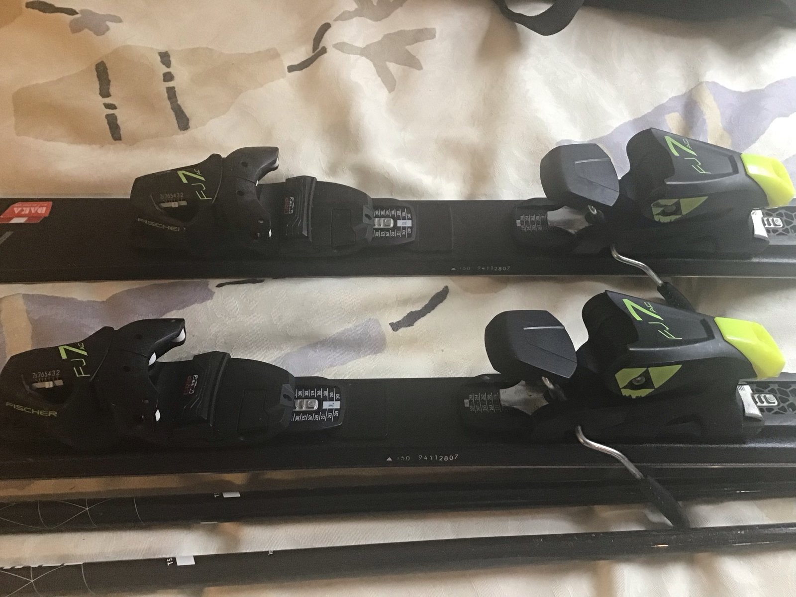 Fischer Race ski's 150 cm met Leki stokken en tas, 140 tot 160 cm, Ophalen of Verzenden, Skiën, Ski's