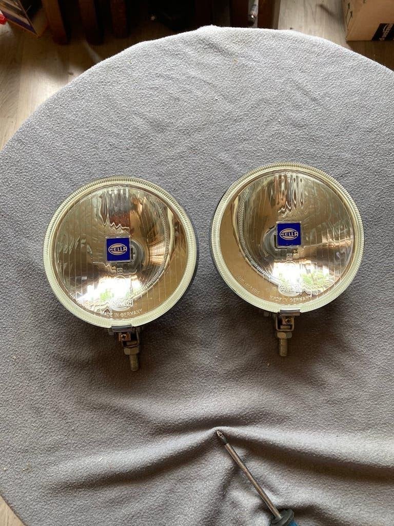 Oldtimer 2 Hella verstralers type 160, Auto-onderdelen, Verlichting, Ophalen of Verzenden, Gebruikt