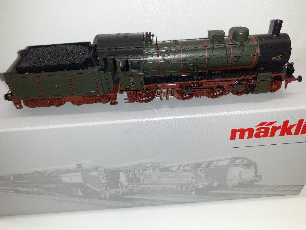 Märklin 39381 H0 Stoomlocomotief type P8 van de K.P.E.V., Wisselstroom, Locomotief, Ophalen of Verzenden, Zo goed als nieuw