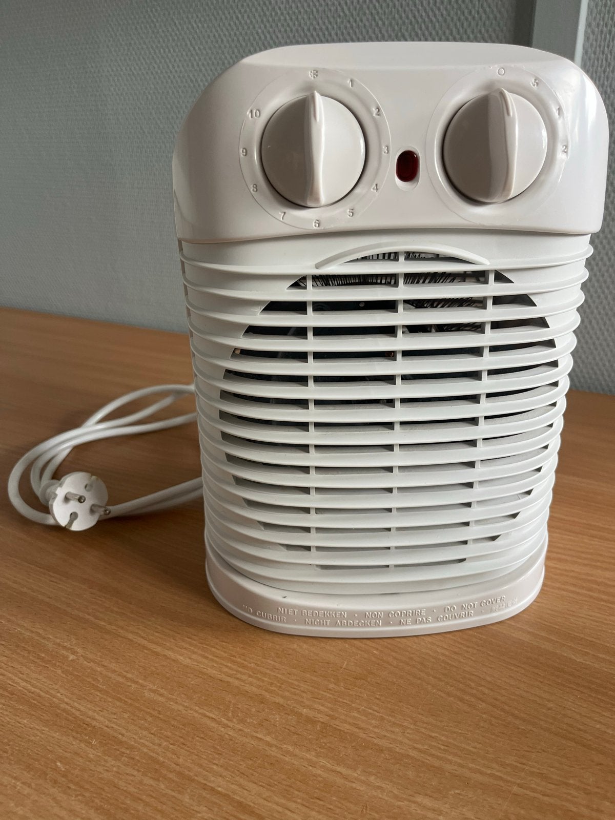 Compacte elektrische kachel/ventilator, Ophalen, 30 tot 80 cm, Gebruikt, Kachel