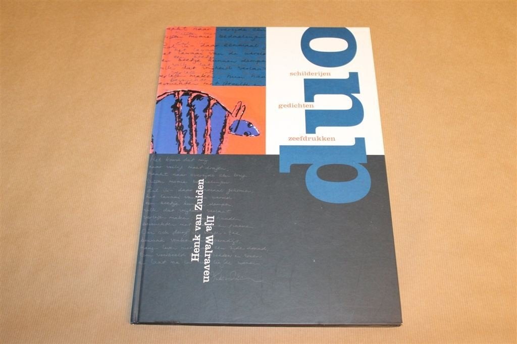 Duo — Walraven & Van Zuiden, Zeefdrukken & Gedichten, Boeken, Ophalen of Verzenden, Zo goed als nieuw
