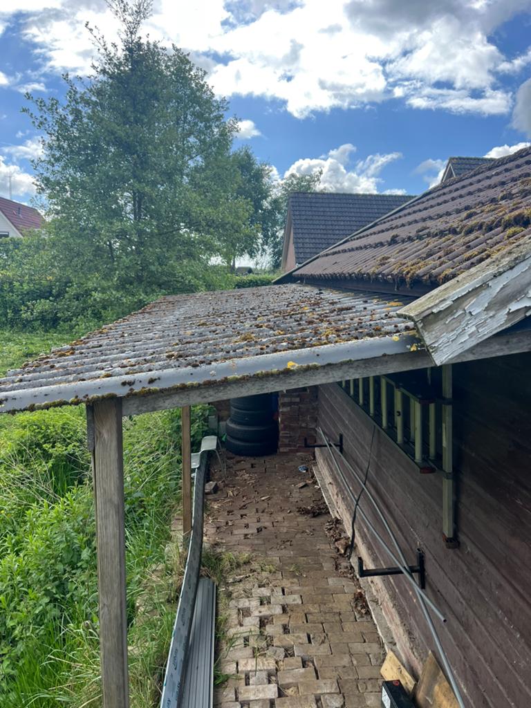 Golfplaten GRATIS, Doe-het-zelf en Verbouw, Dakpannen en Dakbedekking, Ophalen, Zwart, 15 m² of meer, Golfplaat
