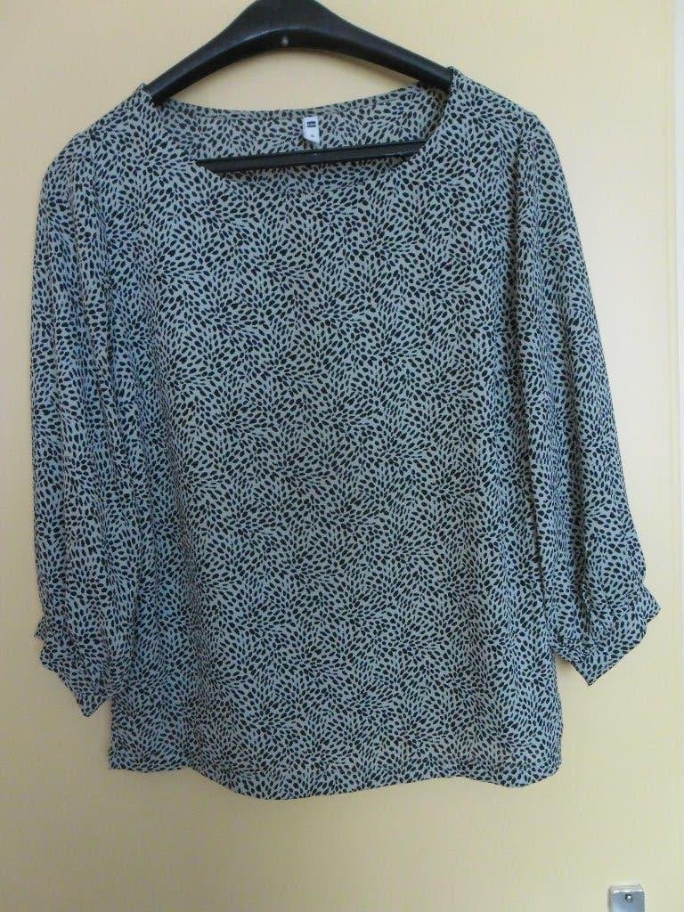 z.g.a.n. dames blouse Maat S, Zwart, Ophalen of Verzenden, Zo goed als nieuw, Maat 36 (S)