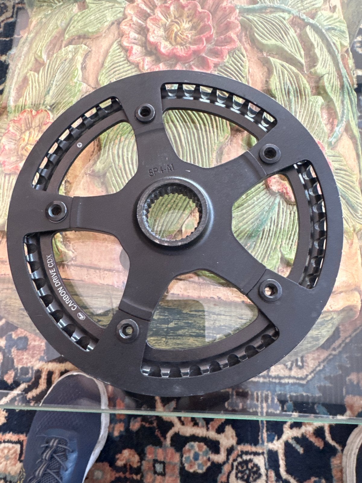 Carbon Drive CDX 50T Kettingblad voor Riem Aandrijving, Elektrische fiets, Ophalen of Verzenden, Zo goed als nieuw, Derailleur of Ketting