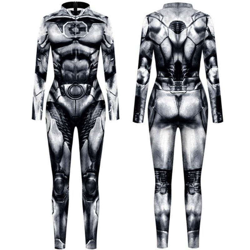 Heren catsuit 2 / bodysuit mannen strakke jumpsuit zwart wit, Verzenden, Nieuw, Overige maten, Overige thema's