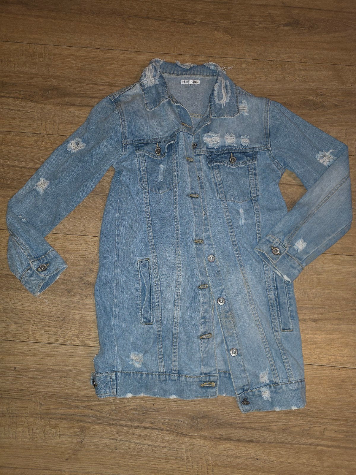 Spijkerjasje, Blauw, Ophalen of Verzenden, Zo goed als nieuw, Maat 36 (S)