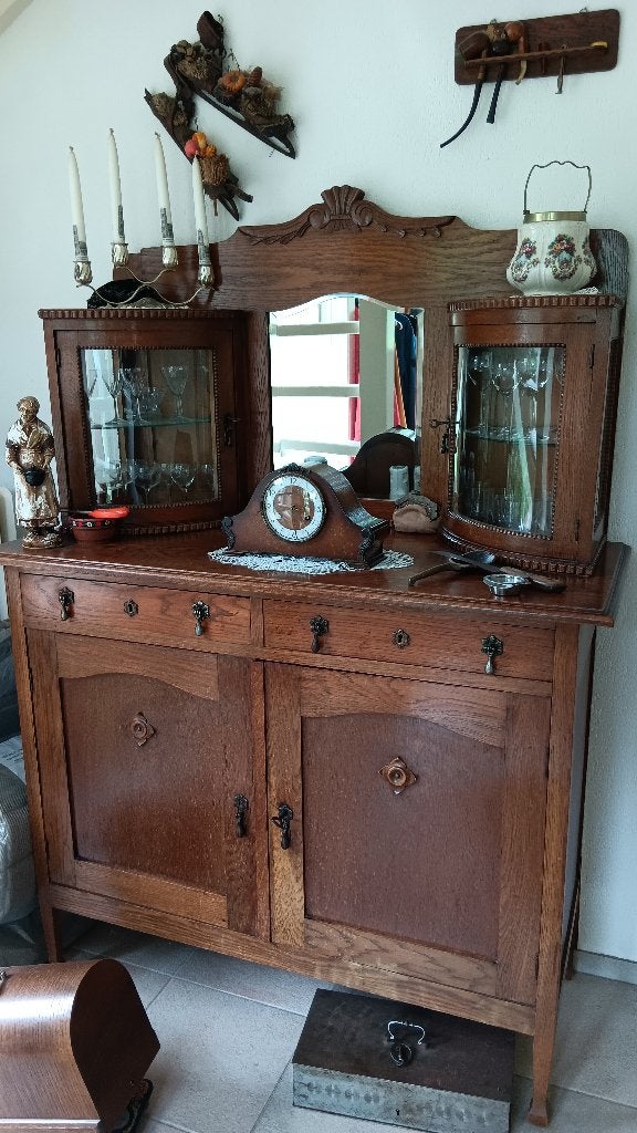 Dressoir / Buffet kast jaren 60, Ophalen, Met plank(en), Gebruikt, 150 tot 200 cm