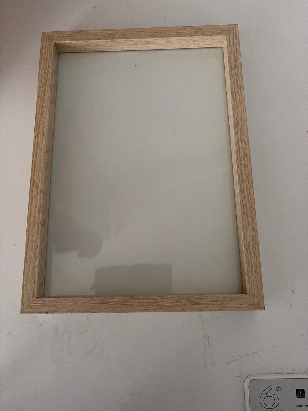 Houten fotolijst 23x32 cm, Bruin, Gebruikt, Ophalen of Verzenden, Fotolijst
