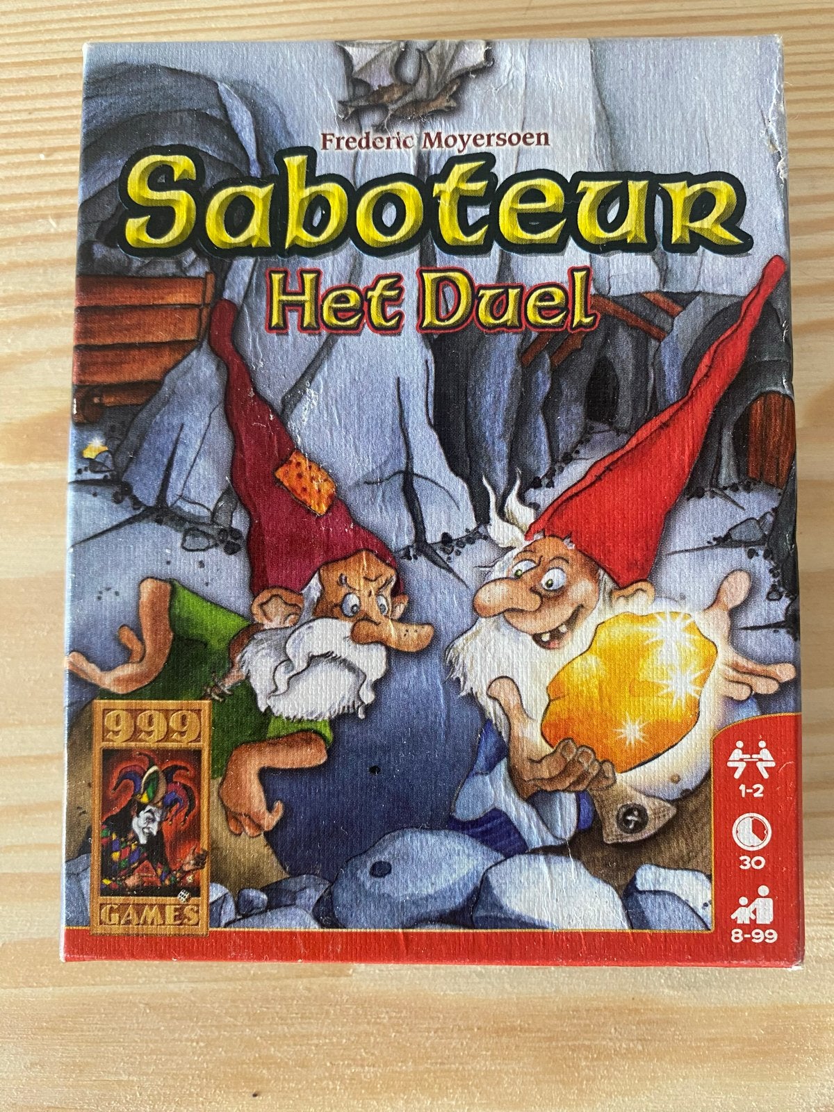 Saboteur Het Duel - Strategisch Kaartspel voor 1-2 spelers, Een of twee spelers, Ophalen of Verzenden, Zo goed als nieuw, Reisspel