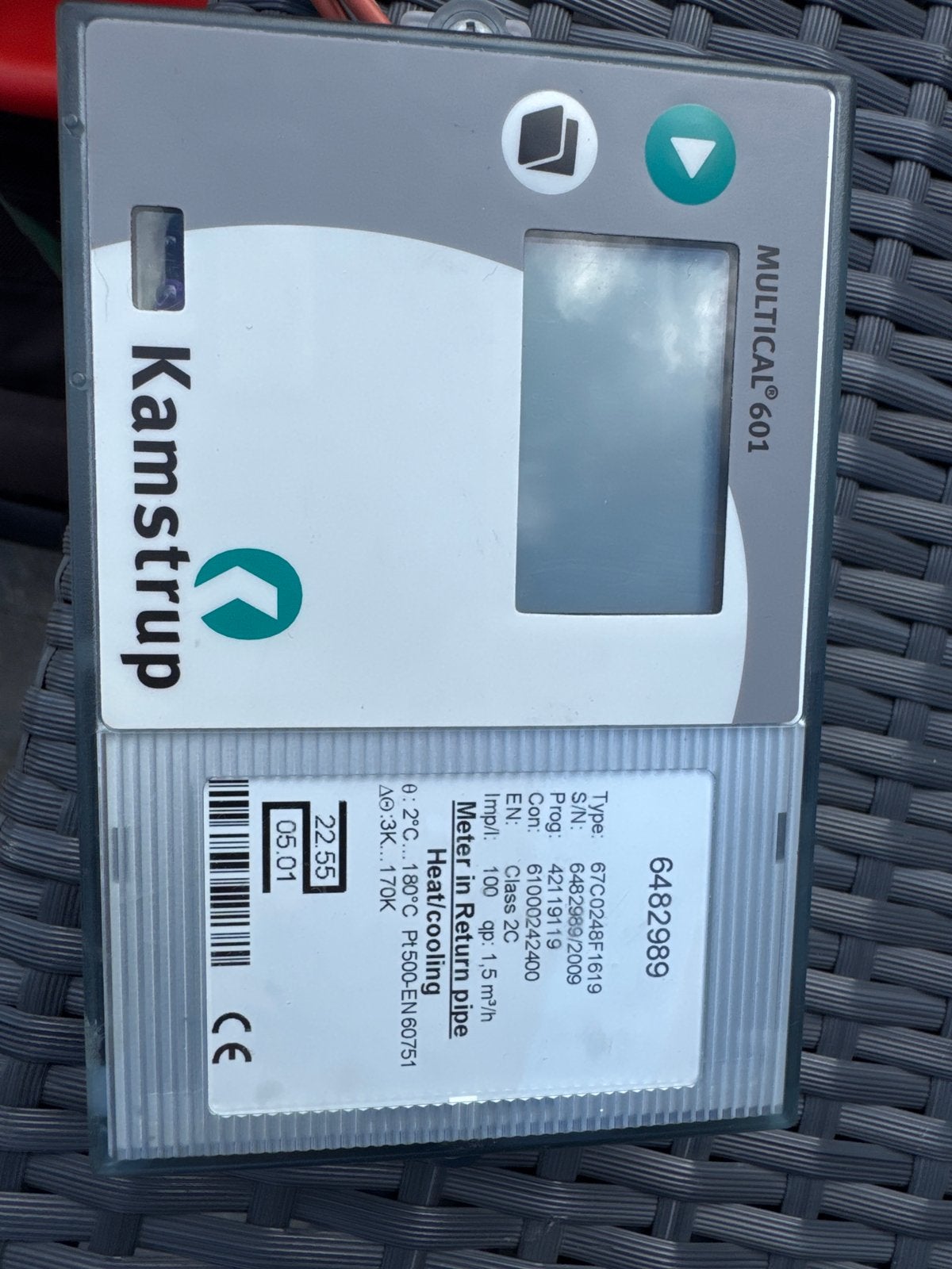 Nieuwe Kamstrup MULTICAL 601 warmte- en koudemeter, Ophalen of Verzenden, Nieuw