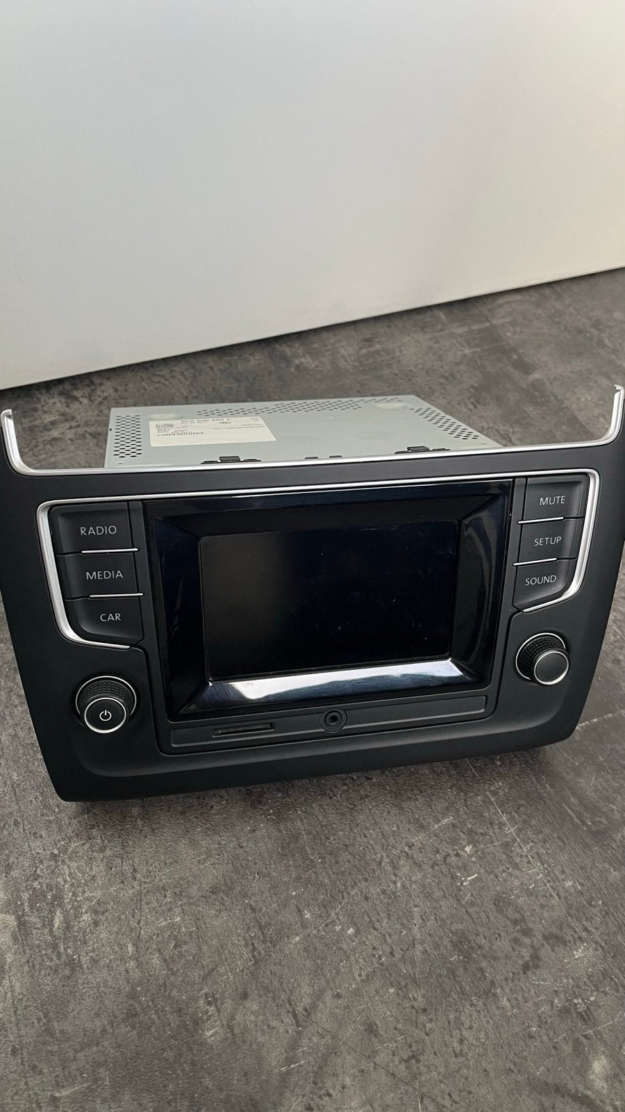 VW Polo 6C Radio MIB2 Entry - Origineel, Ophalen of Verzenden, Gebruikt
