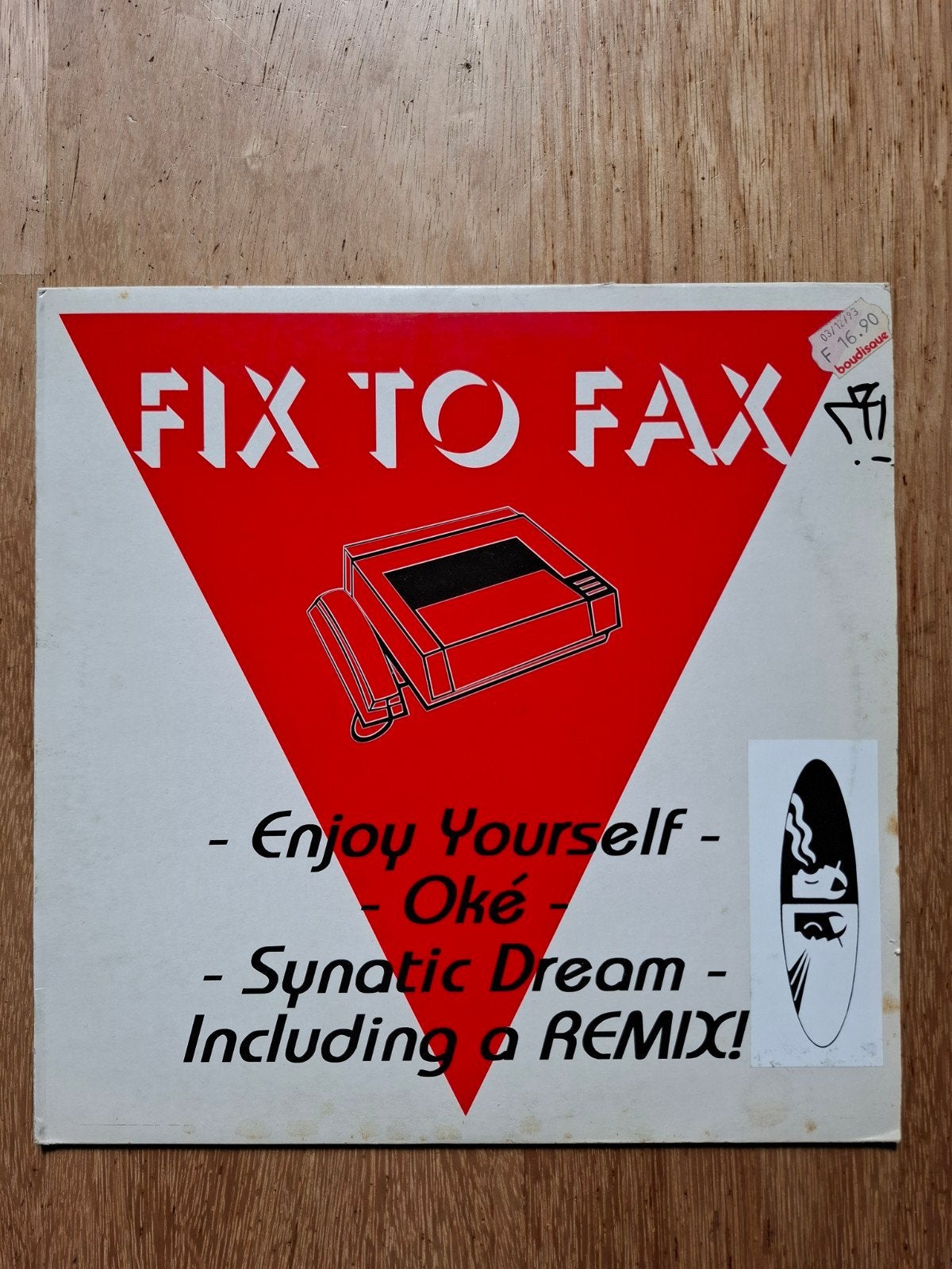 Fix To Fax - Enjoy Yourself. Erg zeldzaam, very rare, Cd's en Dvd's, Vinyl | Dance en House, Ophalen of Verzenden, Zo goed als nieuw