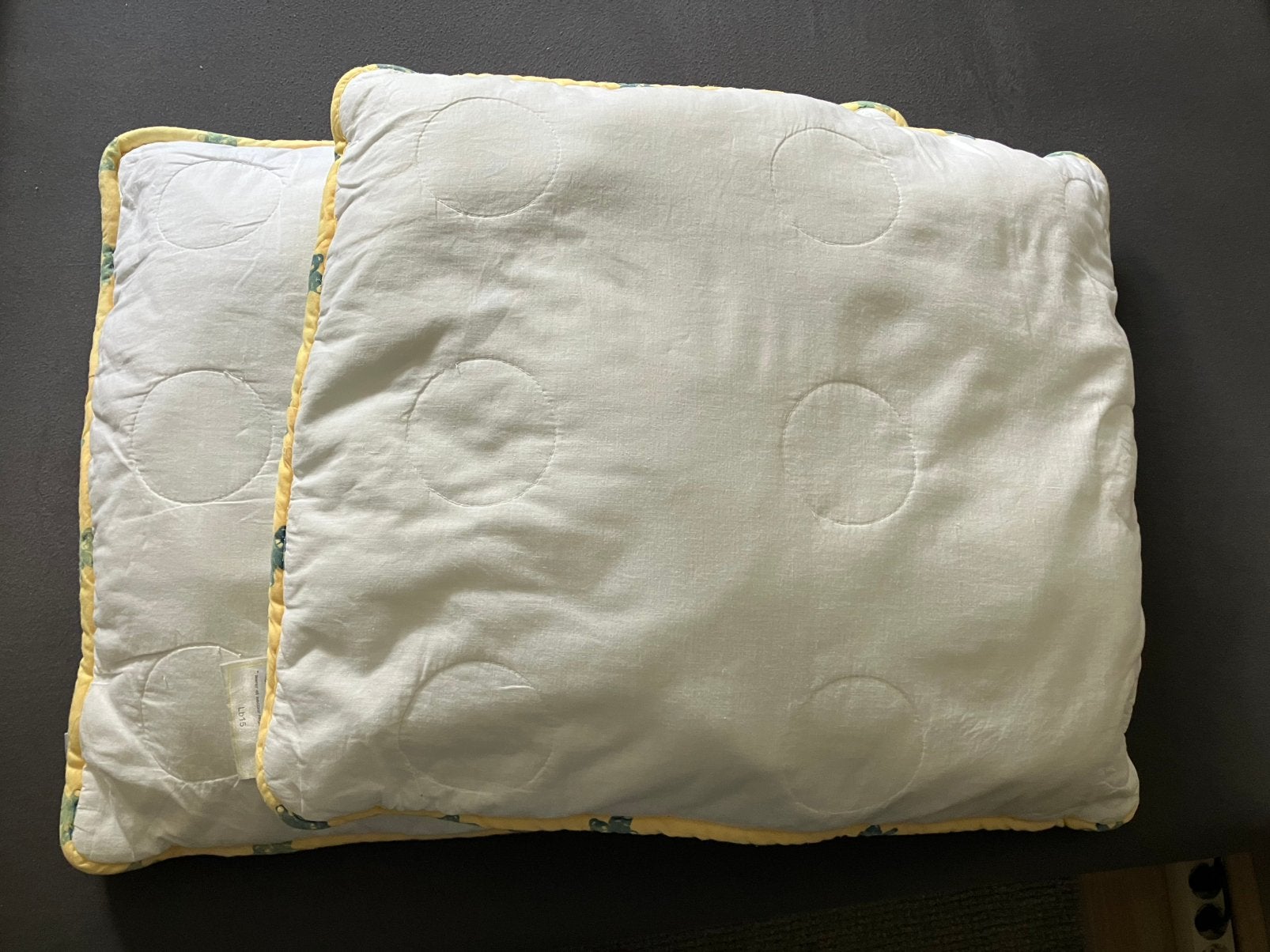 2 hoofdkussens voor peuters, Overige merken, Wit, Hoofdkussen, Ophalen of Verzenden