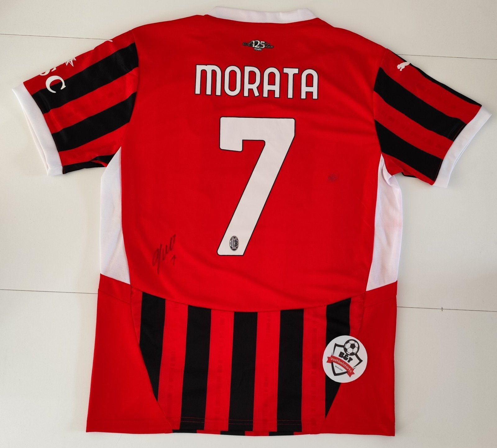 Gesigneerd AC Milan Morata #7 shirt, Buitenlandse clubs, Shirt, Verzenden, .