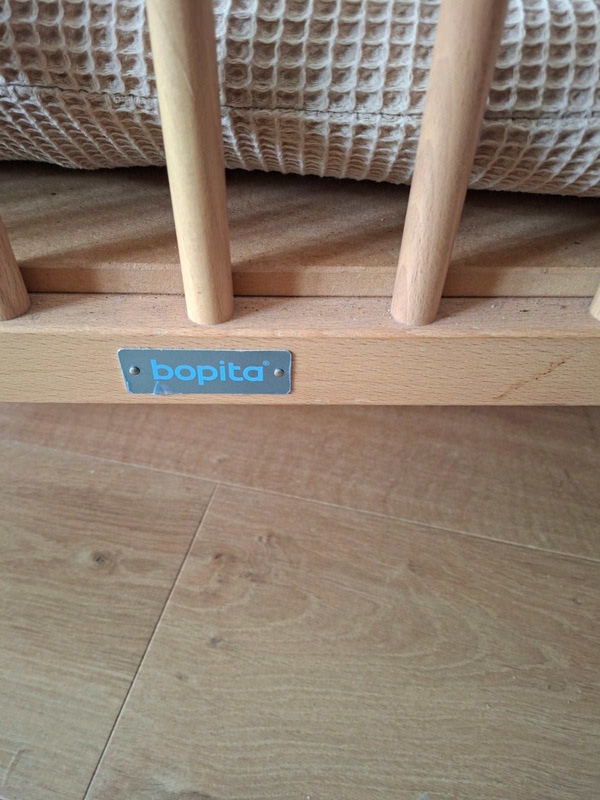 Bopita Box met Boxkleed, Kinderen en Baby's, Ophalen, Zo goed als nieuw, Vierkant, Boxkleed