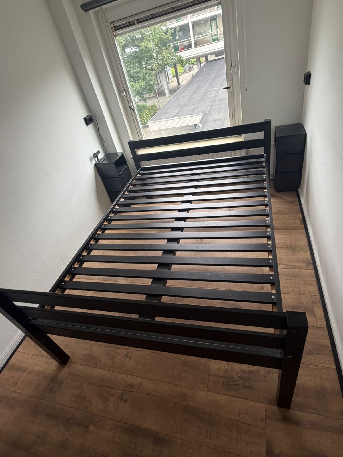 IKEA laagslaper bedframe (voorheen hoogslaper) 152x213 cm, Ophalen, Gebruikt, Tweepersoons, Overige maten