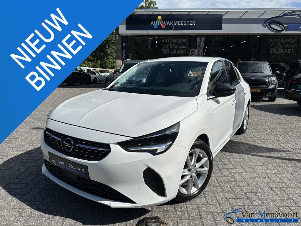 Opel Corsa 1.2 Elegance LED|CarPlay|Cruise|Dodehoek|Stoelver, Auto's, Voorwielaandrijving, Stof, Euro 6, 1199 cc
