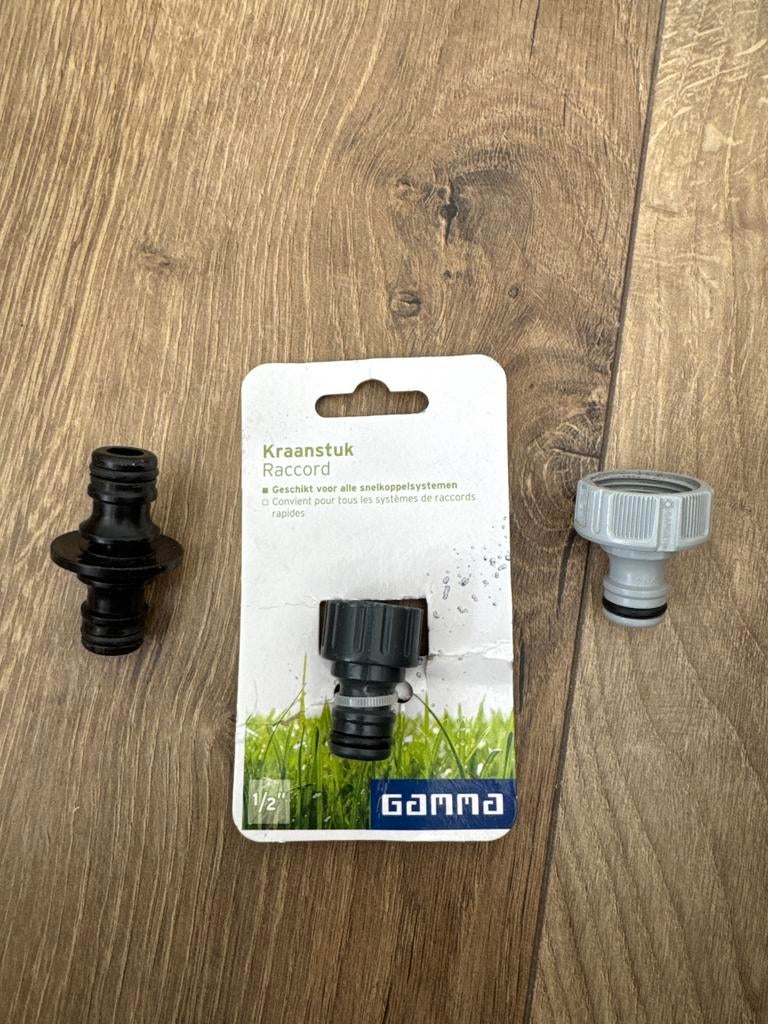 Complete set Verbindingsstuk tuinslang (3-delig), Tuin en Terras, Tuinslangen, Ophalen of Verzenden, Nieuw, Tuinslangkoppeling
