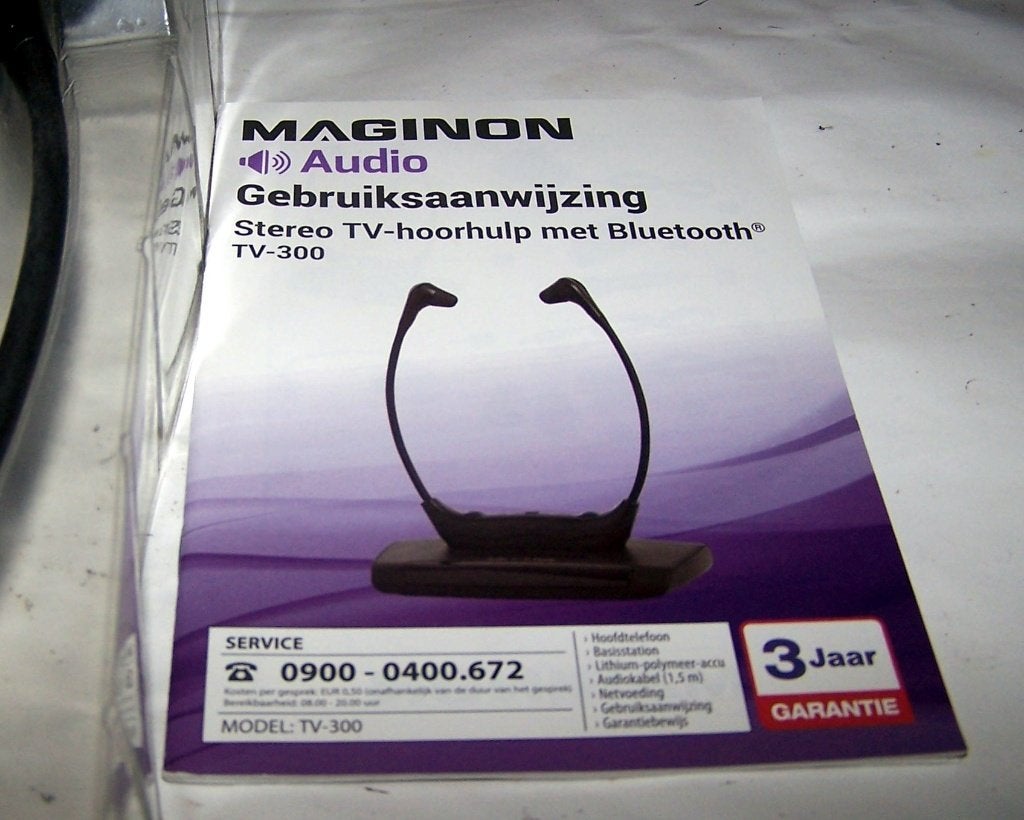Maginon TV-300. TV-hoorhulp met bluetooth. Nieuw in doos., Ophalen of Verzenden, Nieuw
