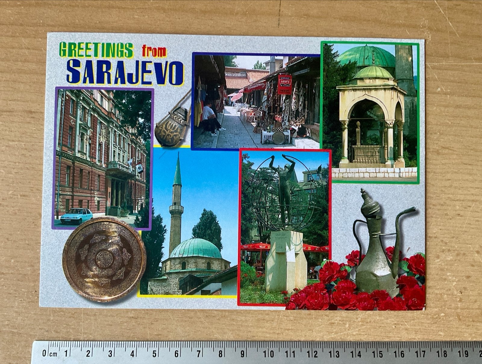 Ansichtkaart - Greetings from Sarajevo, Verzenden, 1980 tot heden, Ongelopen, Overig Europa
