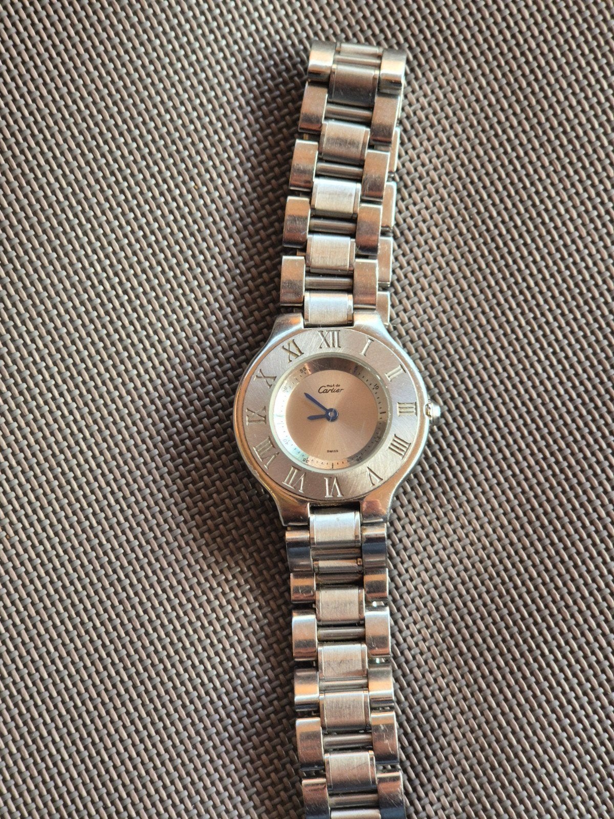 Cartier Must de Cartier 21 - 1340 -  Dameshorloge Staal, Overige merken, Staal, Gebruikt, Staal
