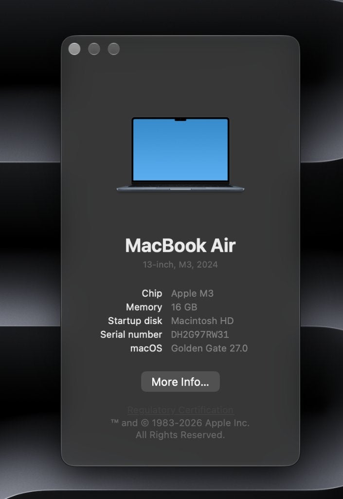 Foto 7 van MacBook Air 13" M3 (2024) 16GB 512GB + garantie (1 jaar)